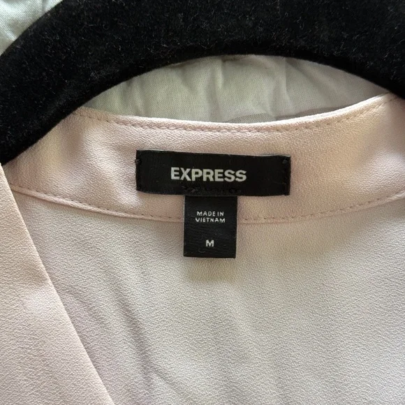 Express Light Pink Blouse, Size Medium - Picture 6 of 7